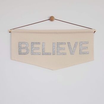 Believe Fabric Banner, 3 of 5