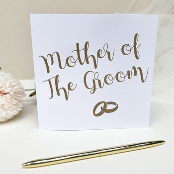 Mother Of The Groom Wedding Card, 4 of 7