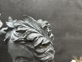 26cm Grey Female Bust Statue Modern Lady Head Statue, 7 of 12