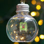 Personalised Christmas Jumper Gin Bauble, thumbnail 1 of 3