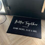 Personalised Better Together Doormat, thumbnail 1 of 2