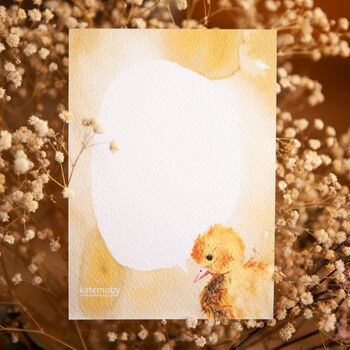 Inky Duckling Easter Luxury Postcards, 7 of 8