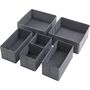 Set Of Six Drawer Organisers Dresser Dividers Boxes, thumbnail 9 of 10