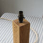 Personalised Wooden Engraved Lamp Stand, thumbnail 6 of 12