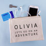 Personalised Travel Adventure Pouch, thumbnail 1 of 2