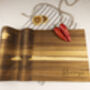 Personalised Cheese And Biscuits Acacia Wood Board, thumbnail 2 of 4