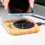 Personalised Star Sign Bamboo Wireless Charger, thumbnail 2 of 6