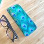 Peacock Feathers Glasses Case Two Design Options, thumbnail 7 of 8