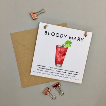 Bloody Mary Cocktail Gift A Card, 2 of 3