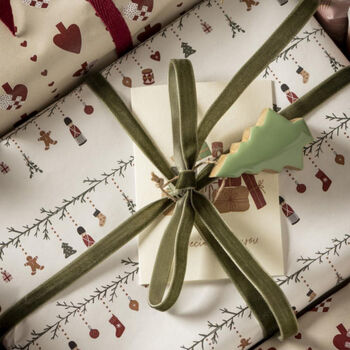 Nostalgic Nordic Christmas Wrapping Paper | 5m Roll, 3 of 6