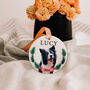 Dogs First Christmas Personalised Photo Tree Decoration, thumbnail 8 of 8