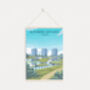 Woodberry Wetlands London Travel Poster Art Print, thumbnail 6 of 8