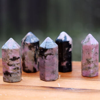 Rhodonite Gemstone Mini Tower, 5 of 9