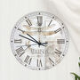 Dragonfly French Style Personalised Clock, thumbnail 3 of 4