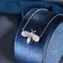 Sterling Silver Little Honey Bee Necklace, thumbnail 1 of 11