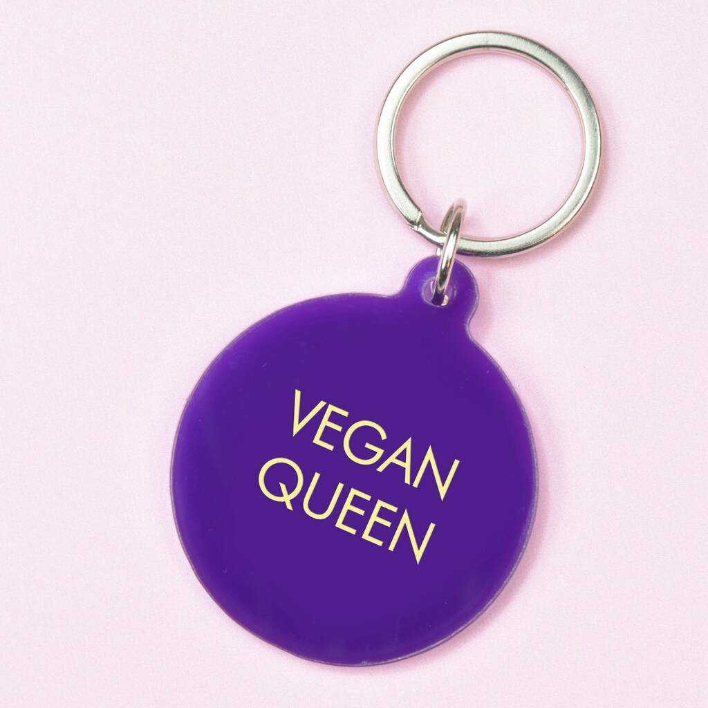 Vegan Queen Key Tag, 1 of 2