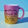 Personalised Sweet 16 Glitter Mug – Happy Birthday Gift, thumbnail 2 of 5