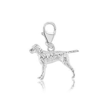 Vizsla Charm Sterling Silver, 5 of 12