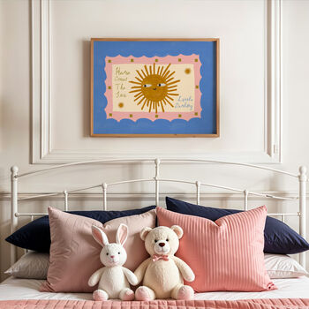 Here Comes The Sun Little Darling Nursery Print, 6 of 9