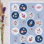 Space Stickers, Children's 24 Sticker Sheet With Astronaut Outer Space Design, thumbnail 1 of 2