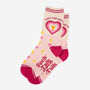 Love You Watts Combed Cotton Funny Ankle Socks Women's, thumbnail 4 of 5