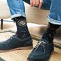 Darts Bamboo Socks In Black, thumbnail 1 of 5