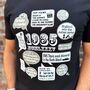 'Events Of 1985' Bespoke 40th Birthday Gift T Shirt, thumbnail 2 of 10