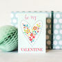 Be My Valentine Greetings Card, thumbnail 3 of 3