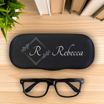 Geometric Monogram Spectacle Case – Personalised Gift, 2 of 3