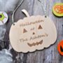 Personalised Pumpkin Halloween Decoration, thumbnail 1 of 3