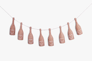 Mini Cork Champagne Bottle Bunting - bunting & garlands