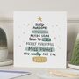 Personalised Christmas Card For Teaching Assistant, thumbnail 1 of 7