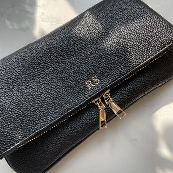 Personalised Gemma Embossed Faux Leather Chain Shoulder Bag, 3 of 3