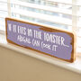 Personalised If It Fits In The Toaster Sign, thumbnail 3 of 7