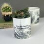 Personalised Fern Botanical Print Pot, thumbnail 1 of 4
