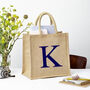 Letter Square Bag Natural Jute, thumbnail 3 of 4