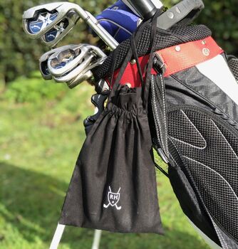 Golf Towel And Golf Ball Bag, 3 of 4