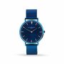 Personalised Minimalist Watch Elie B Electric Blue, thumbnail 1 of 6