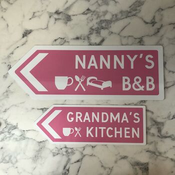 Personalised Grandparent Metal Kitchen Sign, 4 of 4