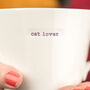 Cat Lover Porcelain Mug, thumbnail 3 of 6