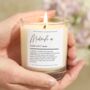 Midwife Gift Midwife Definition Scented Candle, thumbnail 1 of 9