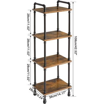 Ladder Shelf Storage Shelves Bookshelf Shelving Unit, 8 of 12