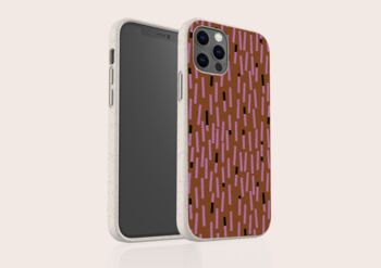 Abstract Lines Pattern Biodegradable Phone Case, 4 of 7