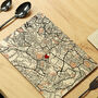 Personalised Home Location Map Wooden Coaster Set, thumbnail 2 of 6