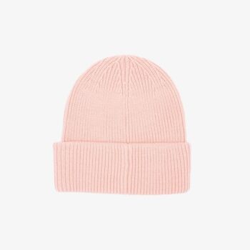 Recycled Bottle Beanie Pastel Pink, 4 of 5
