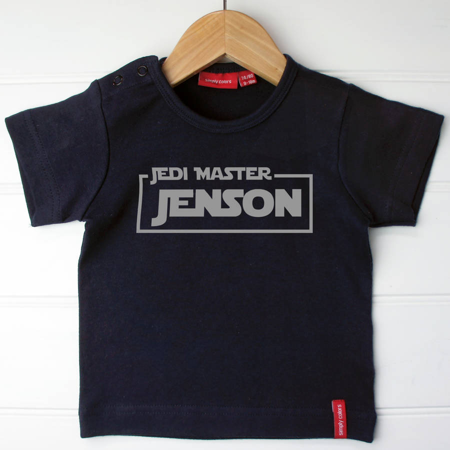 Child's Personalised Star Wars Jedi T Shirt, 1 of 9
