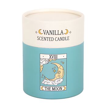 The Moon Vintage Tarot Vanilla Candle, 3 of 4