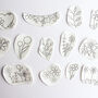 Floral Embroidery Stick And Stitch Patches, thumbnail 7 of 7