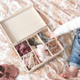 Personalised Floral Wooden Accessory Storage Box, thumbnail 3 of 6