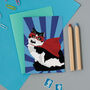 Cat Superhero Card, thumbnail 1 of 2